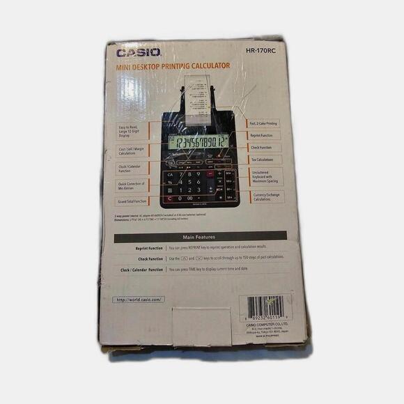 New Casio Desktop Printing Calculator - Picture 2 of 5